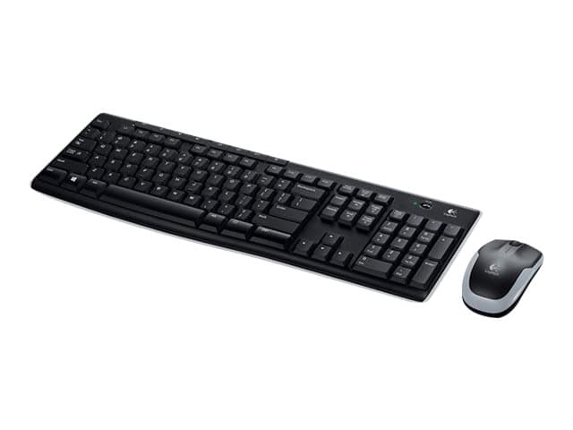Logitech Wireless Combo MK270 - Tastatur og mus-sæt - trådløs - 2.4 GHz - Engelsk Layout.