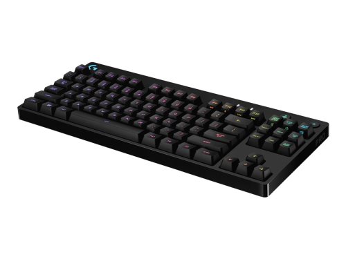 Bild av Logitech G Pro Mechanical Gaming Keyboard - Tangentbord - backlit - USB - hela norden - tangentbrytare: GX Blue Clicky - svart