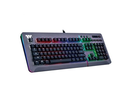 Bild av Thermaltake Level 20 RGB, Standard, USB, Mekaniska tangentbrytare, QWERTY, RGB LED, Svart