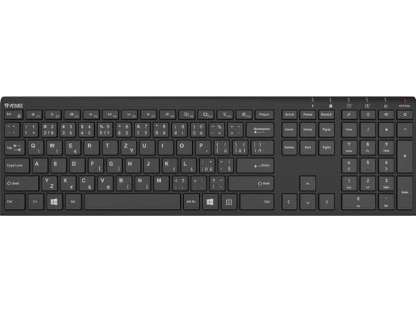 Trådløst tastatur SLIM YKB 2000 CSBK batteri