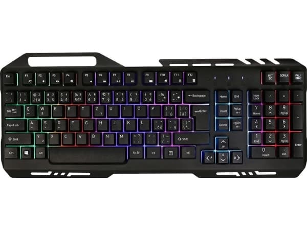 YKB 3200 Shadow metall tastatur, LED bakgrunnsbelysning