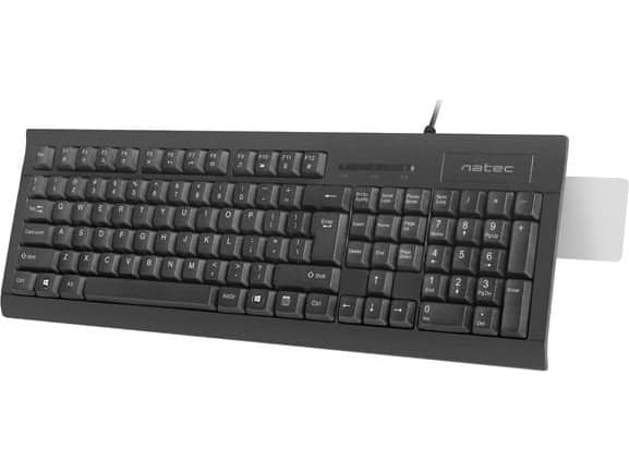 Natec Moray Keyboard Wired Black UK (NKL-1055)