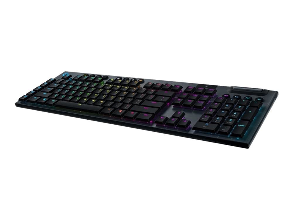 Logitech Gaming G915 - Tastatur - backlit - USB, Bluetooth, LIGHTSPEED - Sveitsisk - tastsvitsj: GL Tactile - svart