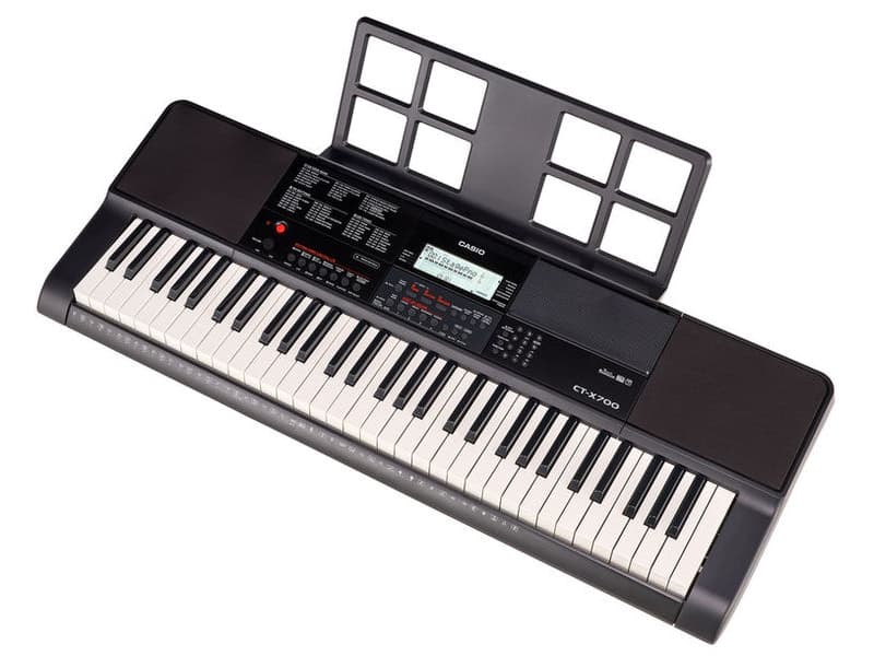 Casio CT-X700 Keyboard Sort inkl. strømforsyning