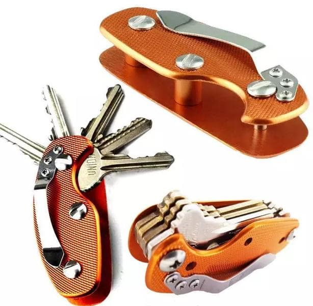 Praktisk Keyorganizer (smart nyckelring) - Aluminium