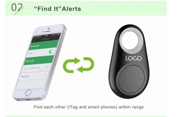 Bluetooth Nyckelhittare VIT