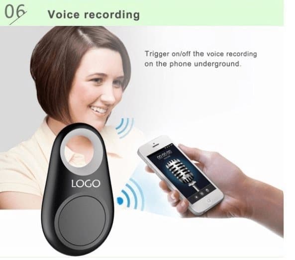 Bluetooth Nyckelhittare VIT