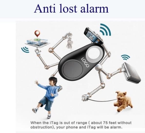 Bluetooth Nyckelhittare VIT