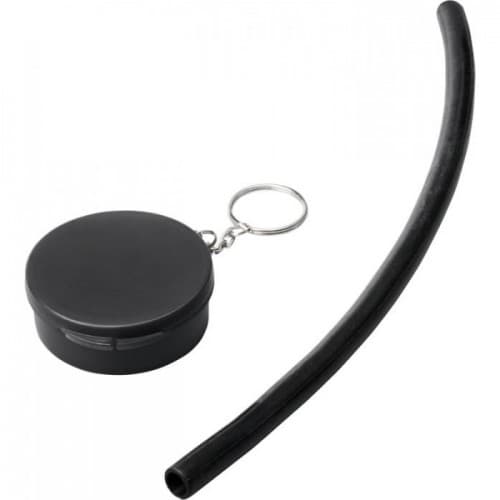 Bullet Rhine Reusable Silicone Straw Keychain