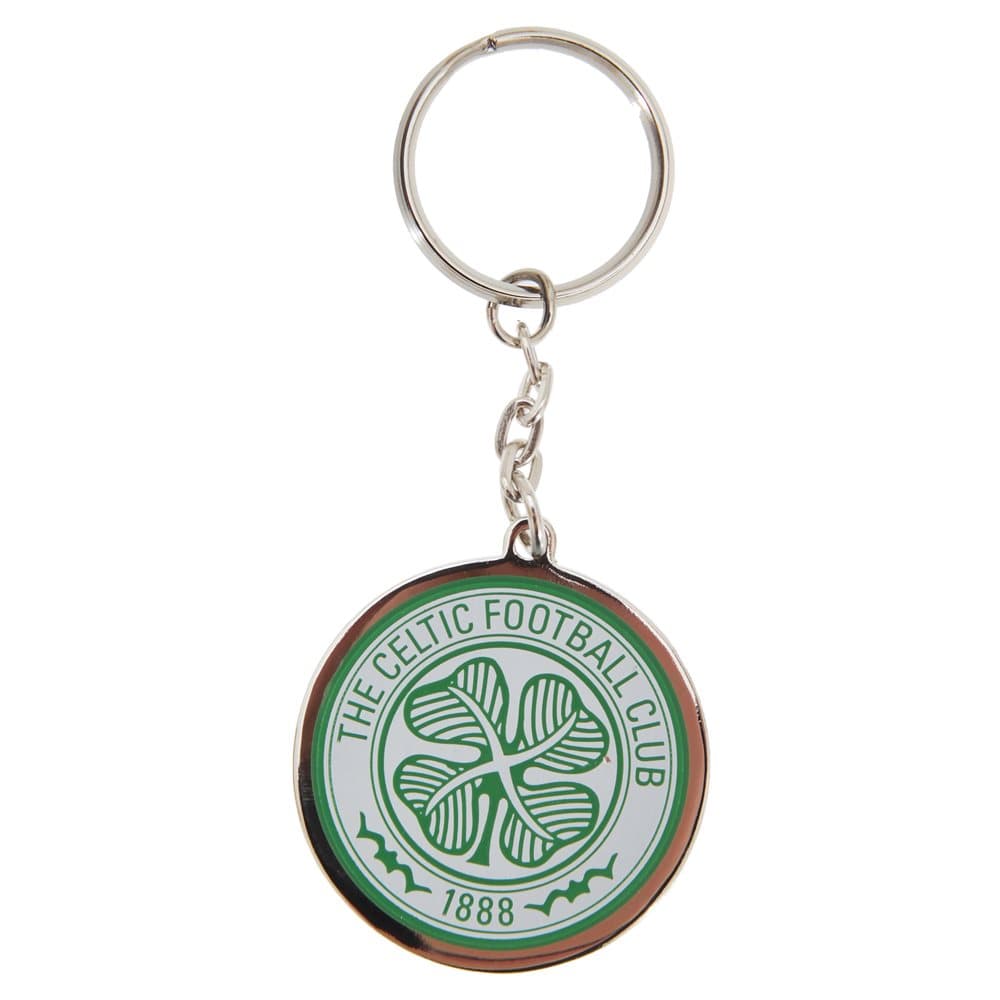 Celtic FC Official Metal Football Crest Keyring