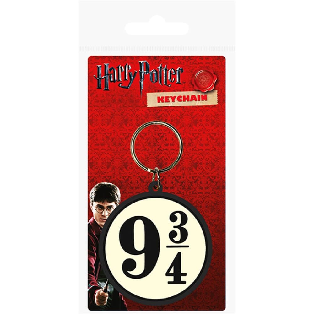 Harry Potter Official 9 3/4 Rubber Keyring