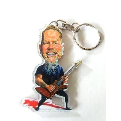 Keychain: Metallica - James Hetfield