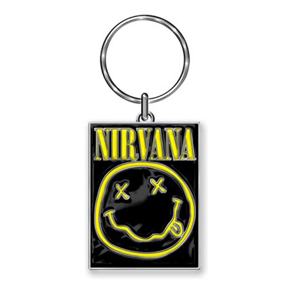 Nirvana Keychain: Smiley (Die-cast Relief)