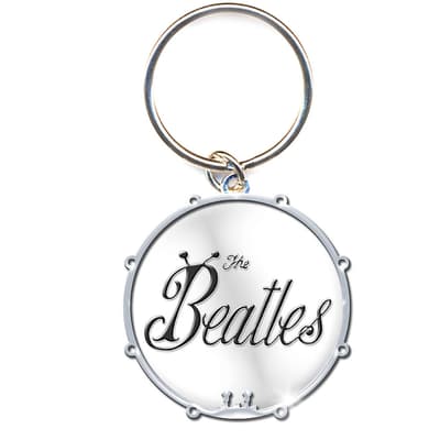 The Beatles Keychain: 1963 Bug Logo & Drum (Photo-print)