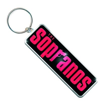 The Sopranos Keychain: Main Logo (Enamel In-fill)
