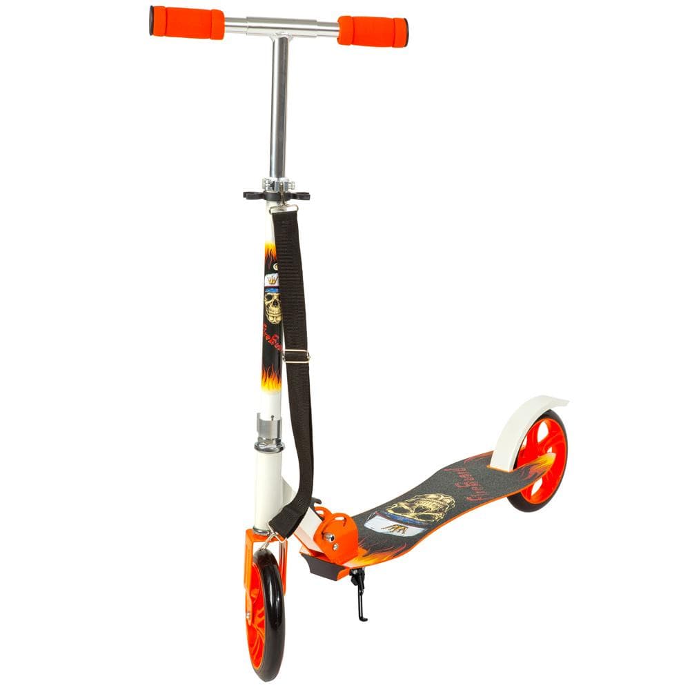 Sparkcykel ihopfällbar - orange