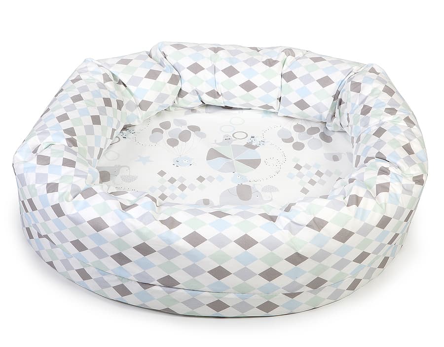 Sovpöl, Harlequin Blå, NG baby