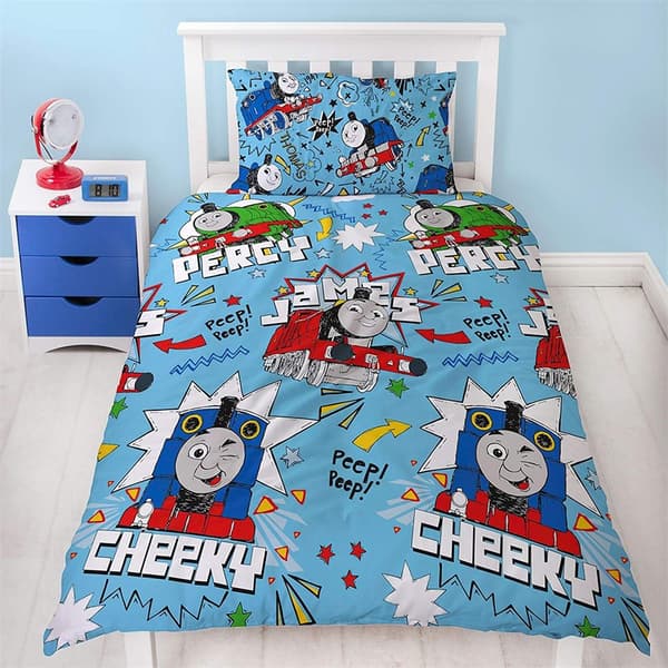 Thomas The Tank Engine Childrens/Kids Sketchbook Reversible Duvet Set