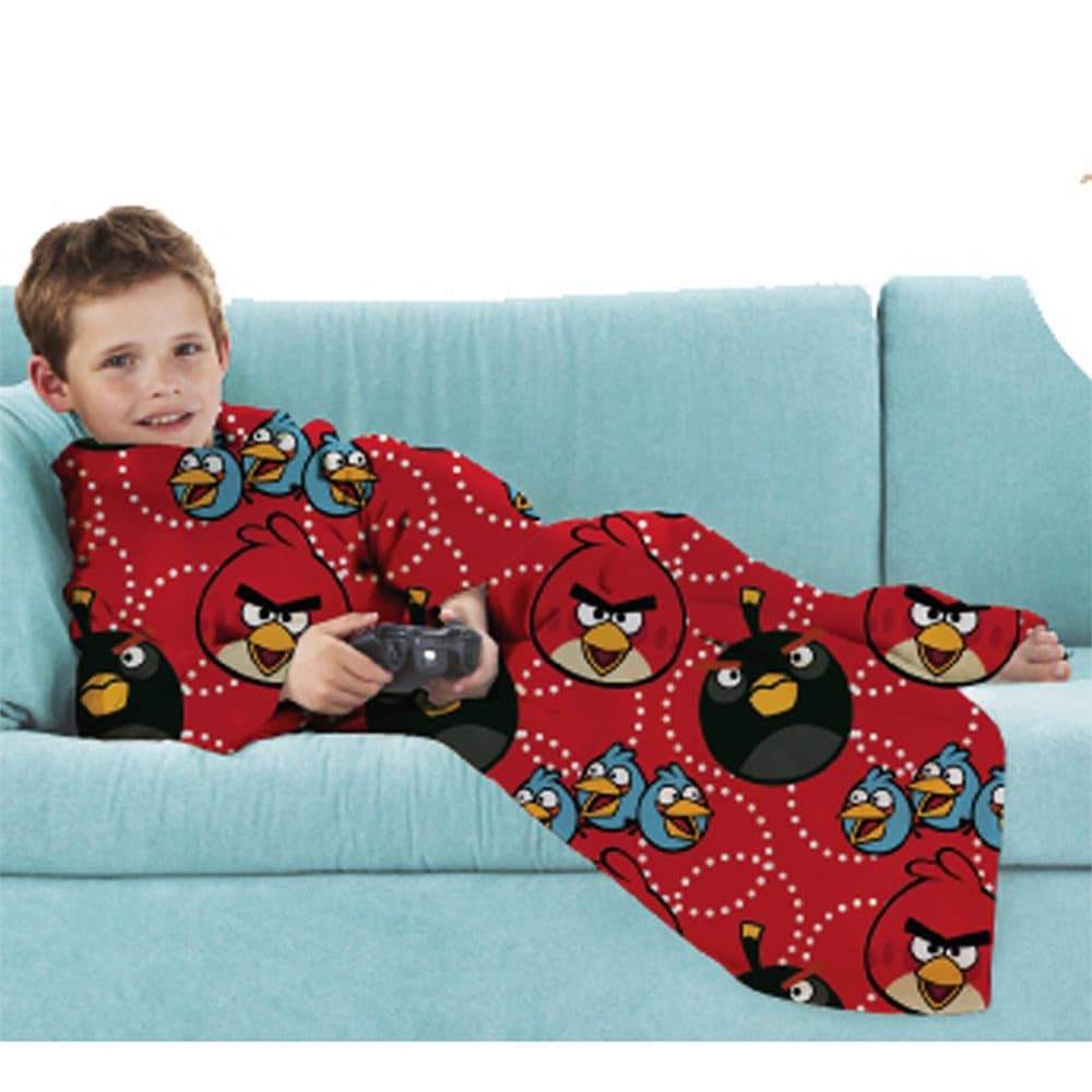 Angry Birds Childrens/Kids Official Sleeved Snuggle Fleece/Blanket