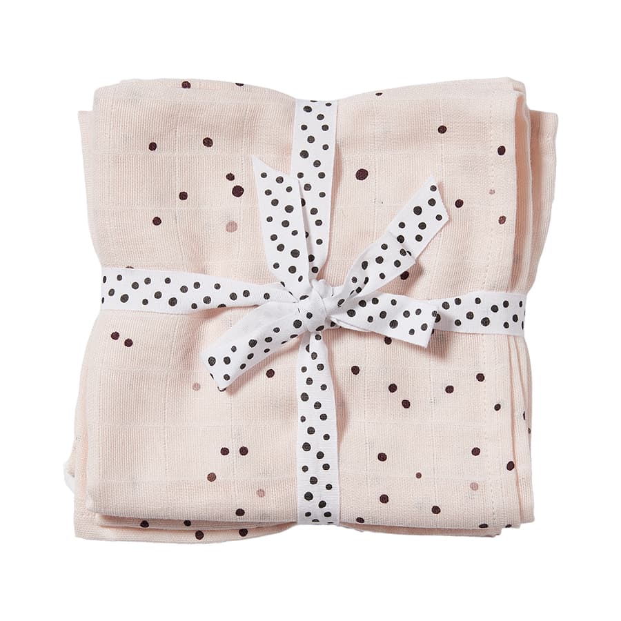 Teppe Swaddle Dreamy Dots, 2-pack, Powder, Done by Deer