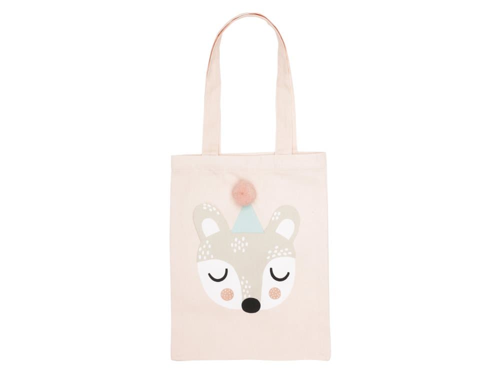 Tøypose Magic Forest, Bibi Bear, 100 % økologisk bomull, 25x32 cm, Pastell, Södahl