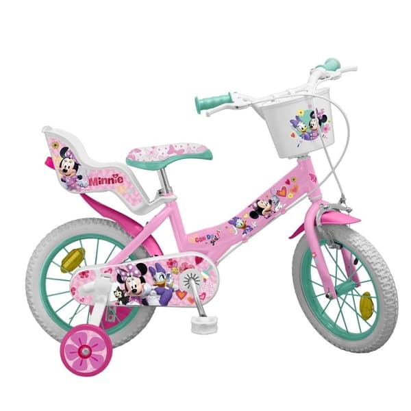 Barncykel Minnie Mouse 12" Rosa