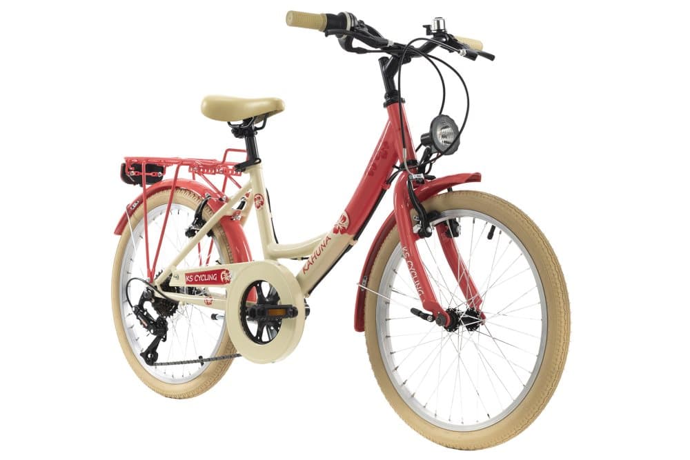 20" Kids' Bike "KAHUNA" 6 Gear Beige coloured Frame Size 34 cm KS Cycling