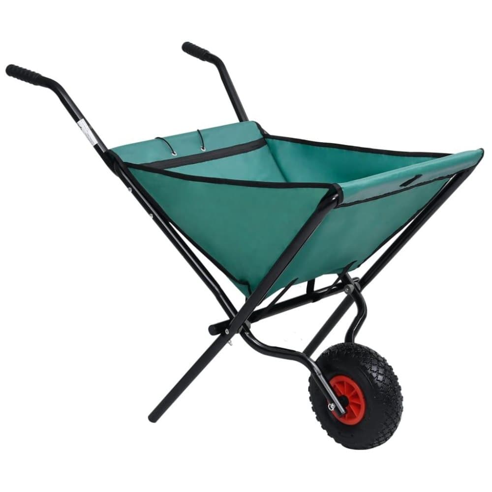 vidaXL foldbar havetrillebør 60 l grøn