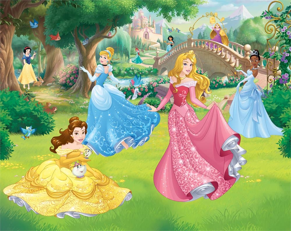 Disney Princess Väggtapet 3m, Walltastic
