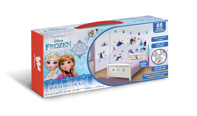 Decor kit, Disney Frozen, Walltastic
