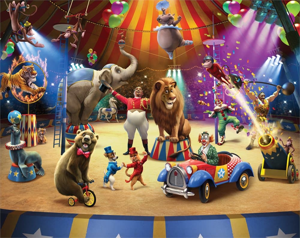 Cirkus-Väggtapet, Walltastic