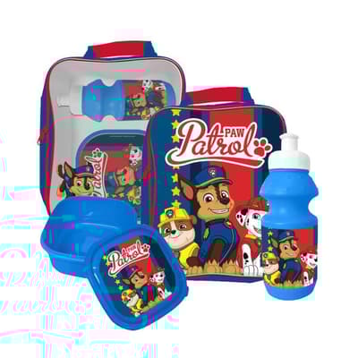 Paw Patrol Chase, Marshall & Rubble Bag Box Vandflaske Blå