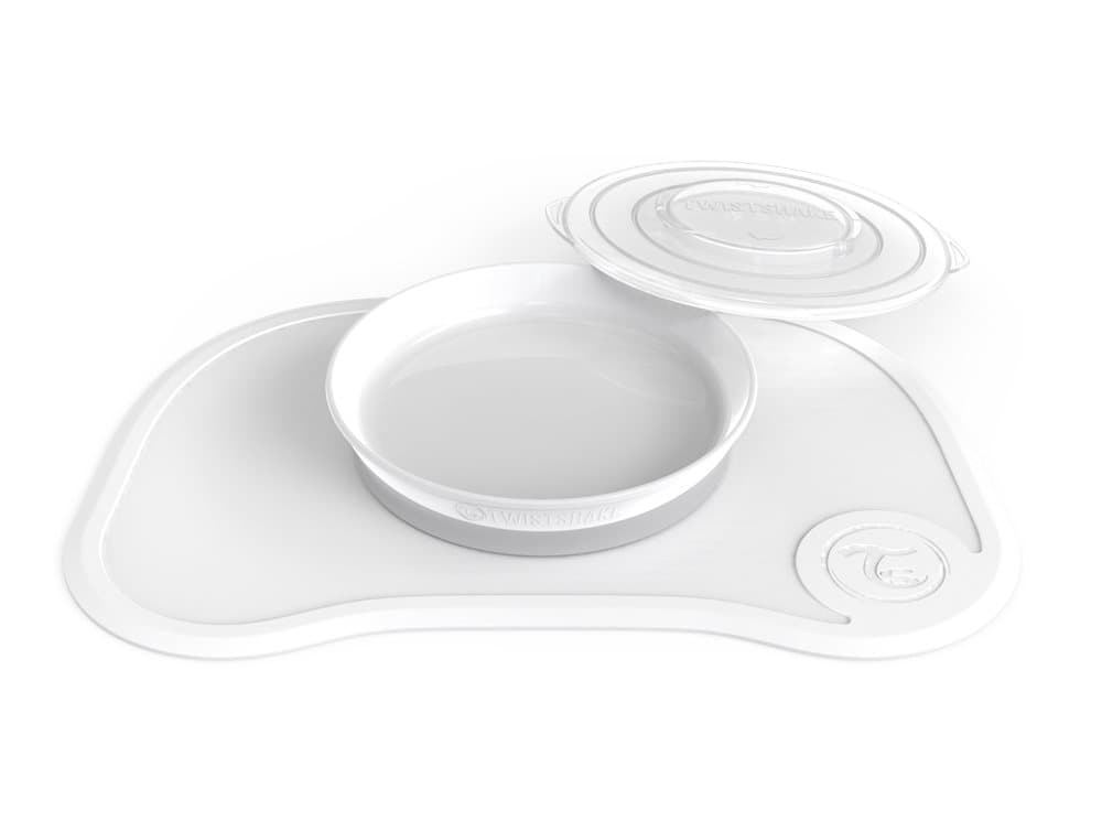 Twistshake Click Mat + Plate 6+m, White
