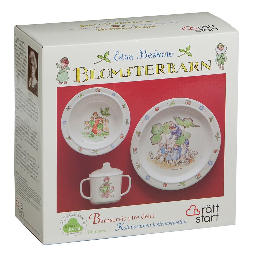 Barneservise, Blomsterbarn, Elsa Beskow, Rätt Start
