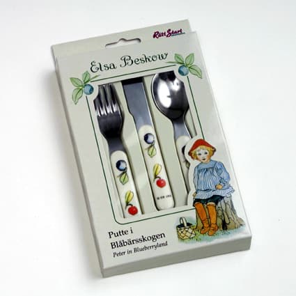 Bestikksett, Putte i blåbærskogen, Elsa Beskow, Rätt Start