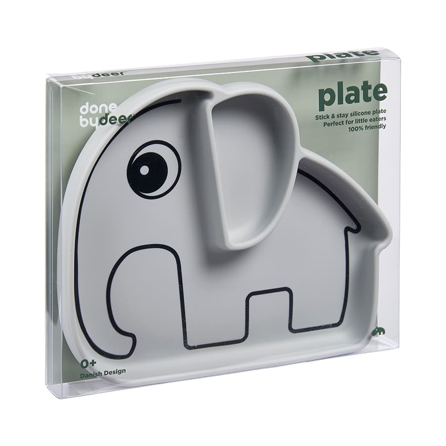 Tallerken Stick & Stay Plate Elphee Grey