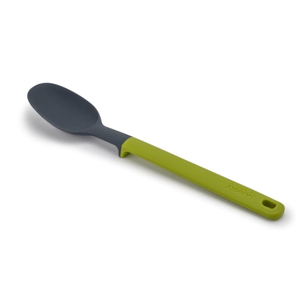 Elevate Silicone Spatula with Integrated Tool Rest, One-Size, Gray/Green
