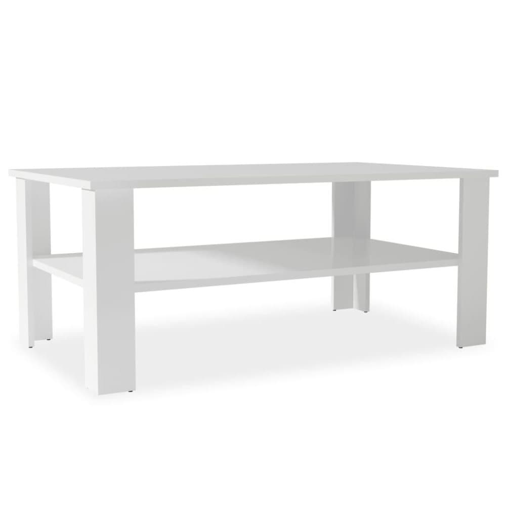 vidaXL Salongbord 100x59x42 cm sponplater hvit
