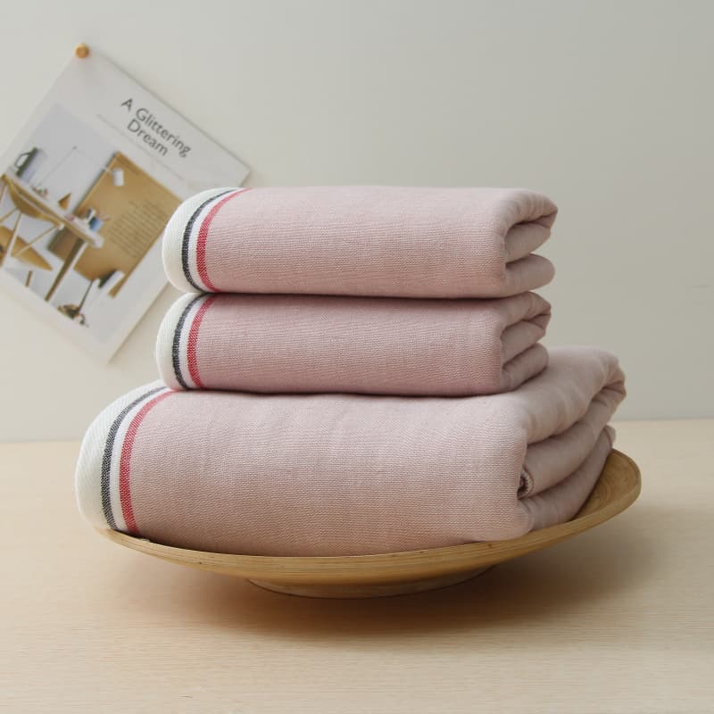 Creative 100%Cotton Thick Towel - Pink