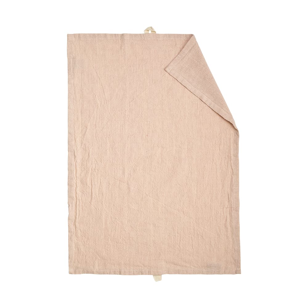 Linum Hedvig Kökshandduk Linne/Bomull 50 x 70 cm Dusty Pink