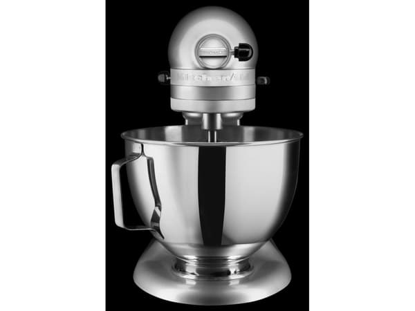 KitchenAid 5KSM95PSECU, 4.3 L, Silver Køkkenmaskine med følger piskeris, drejkrog og fladtpiskeris