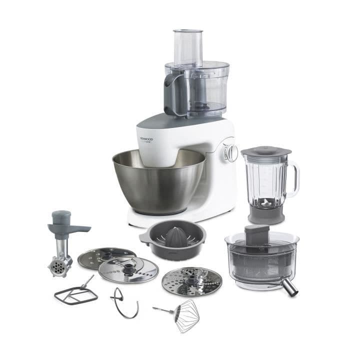 KENWOOD KHH326WH Multi One Baking Robot - 1000 W - hvid / grå