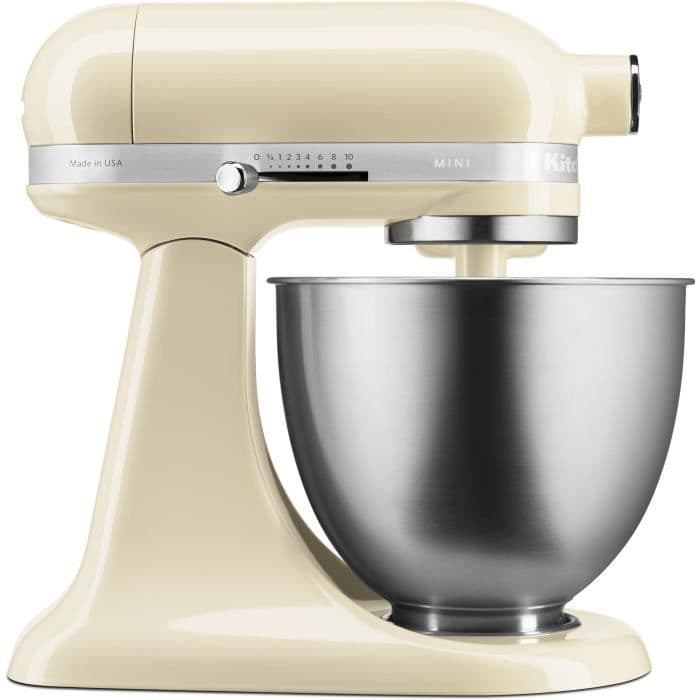 KITCHENAID Mini Artisan 5KSM3311XEAC Robot Pâtissier 3,3L - Creme