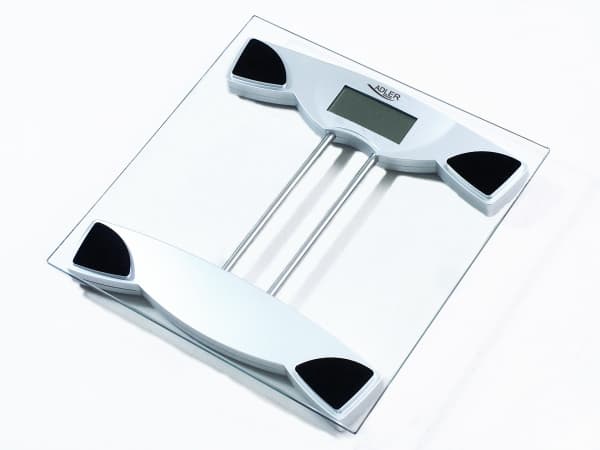 Adler AD 8124, Elektronisk personvekt, 150 kg, 100 g, kg, firkant, Gjennomsiktig