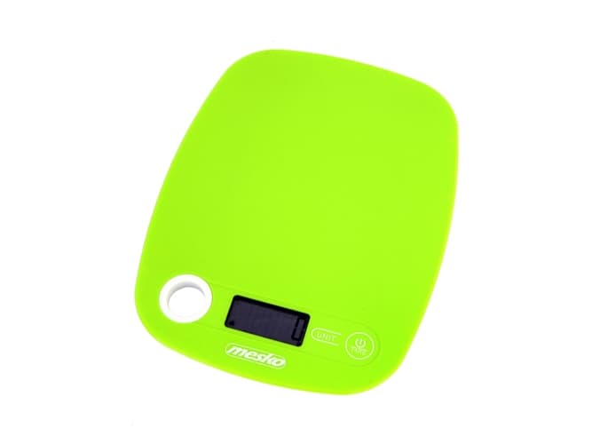 Mesko MS 3159g, Elektronisk kjøkkenvekt, 5 kg, 1 g, Grønn, Benkeplate, Rektangel