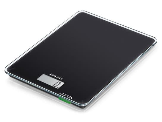 Soehnle Compact 100, Elektronisk kjøkkenvekt, 5 kg, 1 g, Svart, Countertop, firkant