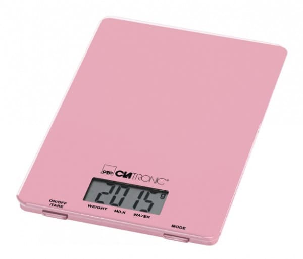 Clatronic KW 3626 LCD køkkenvægt Digital Vejeområde=5 kg Pink