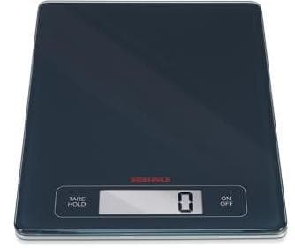 Soehnle Page Profi, Elektronisk kjøkkenvekt, 15 kg, 1 g, Svart, Sølv, Glass, LCD