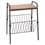 Otto Bord/tidningställ MDF hylla svart smide 36*32*46 cm
