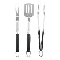 BBQ set 3st Tång 50,2 cm, stekspade 51,5cm, gaffel 52cm rostfritt stål